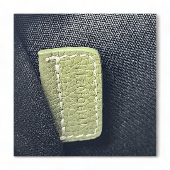 Dior Saddle Grain Leather Large Crossbody Bag with phone case Green - Picture 11 of 15